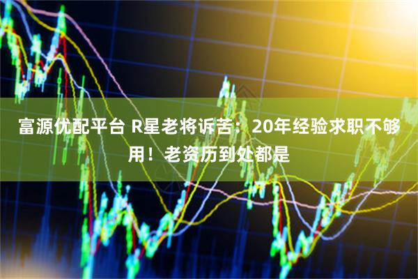 富源优配平台 R星老将诉苦：20年经验求职不够用！老资历到处都是