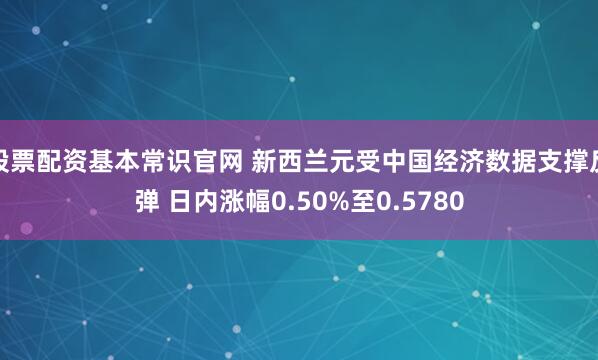 股票配资基本常识官网 新西兰元受中国经济数据支撑反弹 日内涨幅0.50%至0.5780