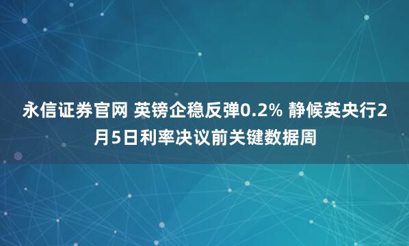 永信证券官网 英镑企稳反弹0.2% 静候英央行2月5日利率决议前关键数据周